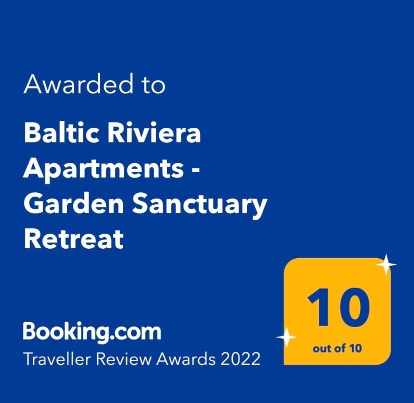 Baltic Riviera Apartments - Garden Sanctuary Retreat Gdańsk Exterior foto